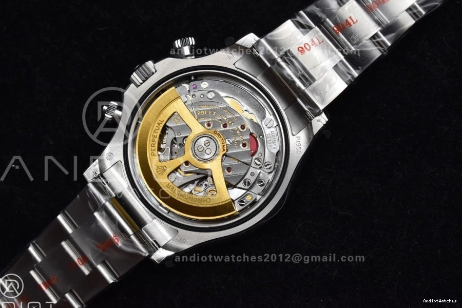 QF Daytona Braclet on 126506 Dial Stick YG V 1:1 Best Edition Breathable Ice Marker SS 791 SH4131 Blue 0814